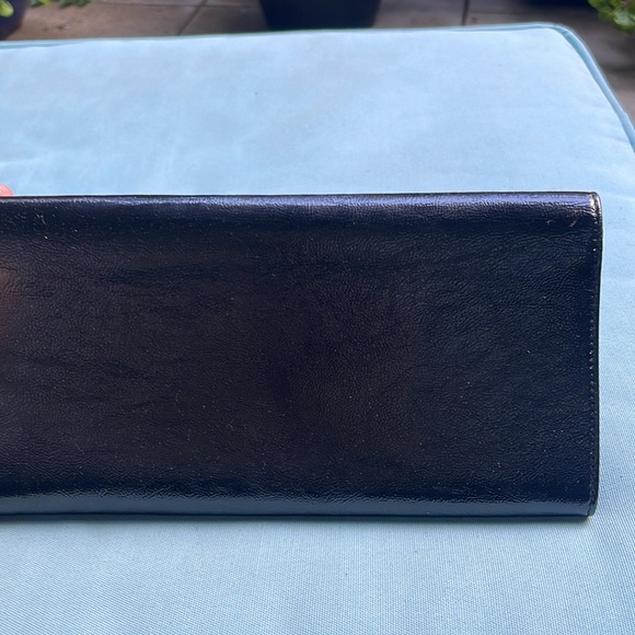Ysl black shiny envelope bag hand held - Picture 2 of 6